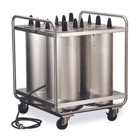 Lakeside Regular Heated Tubular 4 Stack Plate Dispenser; Plates Up to 5" 8400