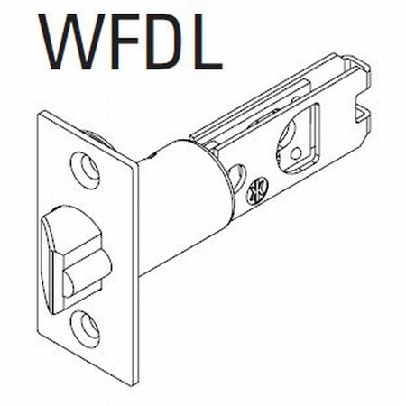Kwikset UL Wide Face Deadlatch 2-3/8" 84295-007