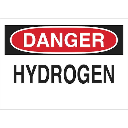 Brady Safety Sign, 10 in H, 14 in W, Plastic, Rectangle, English, 25451 25451