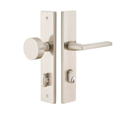 Emtek Satin Nickel Sideplate 8442HLOUS15LH 8442HLOUS15LH