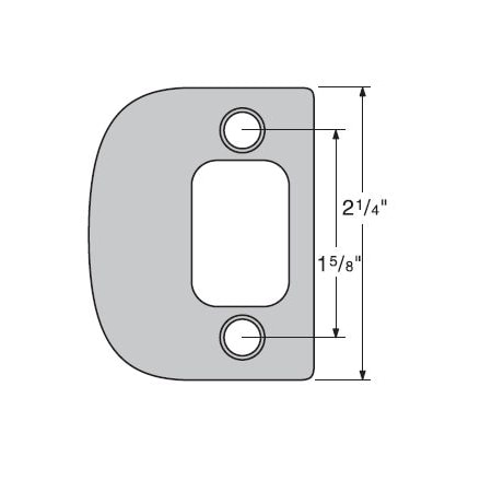 Kwikset Square Corner Deadbolt Full Lip Strike 84638-002