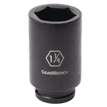 Gearwrench 3/4" Drive 6 Point Deep Impact SAE Socket 1-5/16" 84872