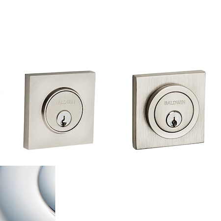 Baldwin Estate Bright Chrome Deadbolts 8221.260