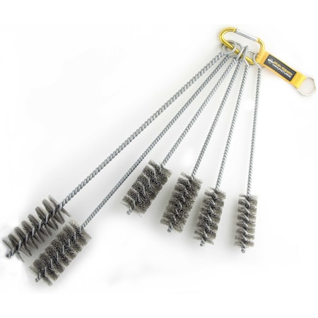 Brush Research 84CKITC, 6 Piece Brush Kit, Sizes Include Diameters 1.125" - 1.750", Carbon Steel 84CKITC