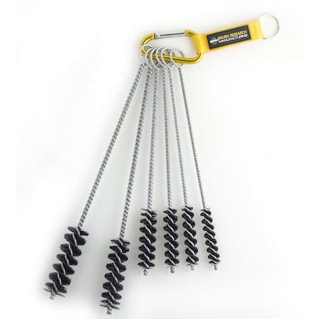 Brush Research 84NKITB, 6 Piece Brush Kit, Sizes Include Diameters .500" - 1.00", Nylon 84NKITB