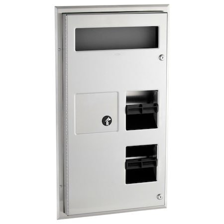 Bobrick Seat-Cover/Sanitary Napkin Dispenser 357