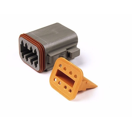 Grote Deutsch, 8-Way Housing/Wedglock, Male, PK4 84-2479