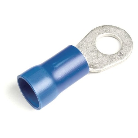 Grote Ring Terminal, 5/16 in Stud Size, 6 AWG, 600 V, Vinyl Insulated, 25 PK 84-2940