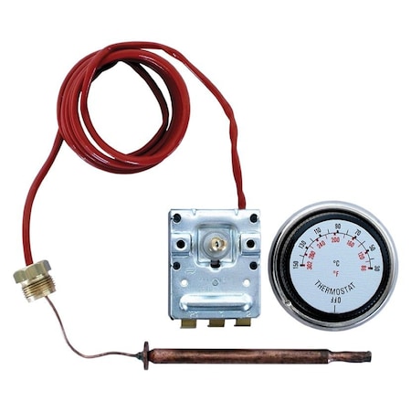 Be Pressure Supply Thermostat-Immersed Probe, 59" C 85.400.071
