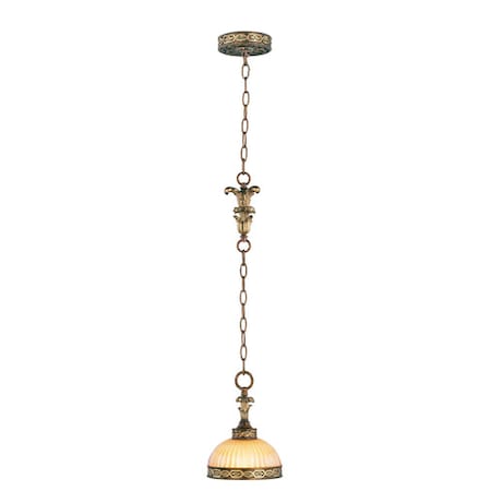 Livex Lighting Seville 1 Light Palacial Bronze with Gil 8520-64