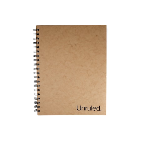 Roaring Spring Unruled Blackout Notebook, 8"x10.5", PK12 85208CS