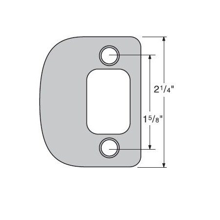 Kwikset Radius Corner Deadbolt Full Lip Strike 85303-017
