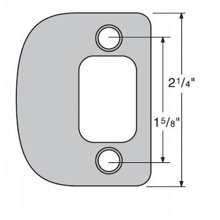 Kwikset Radius Corner Deadbolt Full Lip Strike 85303-018