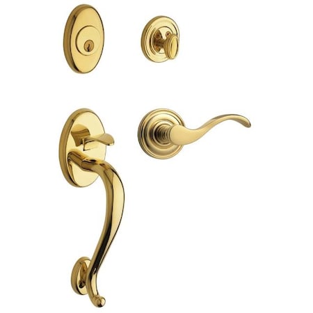 Baldwin Entry Handlesets Lifetime Brass 85315.003.LENT