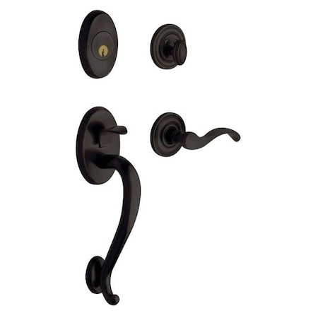 Baldwin Full Dummy Handlesets Oil Rubbed Bronze 85315.102.LFD