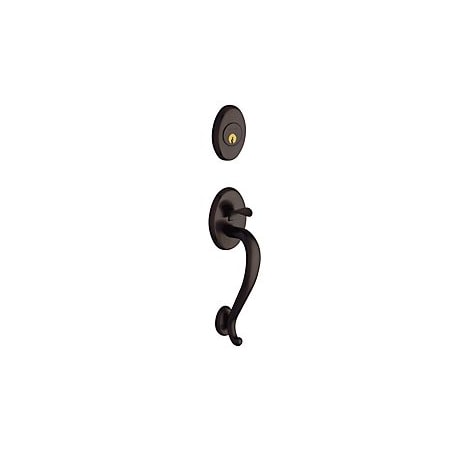 Baldwin Single Cylinder Handlesets Venetian Bronze by Bright Chrome 85315.112.260.LENT