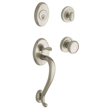 Baldwin Full Dummy Handlesets Satin Nickel 85315.150.FD