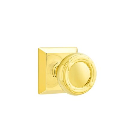 Emtek Bright Brass Dummy 8531RBKUS3 8531RBKUS3