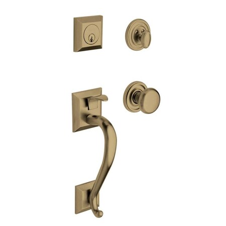 Baldwin Full Dummy Handlesets Antique Brass 85320.050.FD