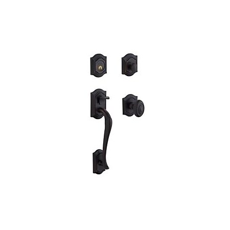 Baldwin Double Cylinder Entry Handlesets Oil Rubbed Bronze 85327.102.DBLC
