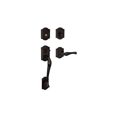 Baldwin Double Cylinder Entry Handlesets Oil Rubbed Bronze 85327.102.LDBL
