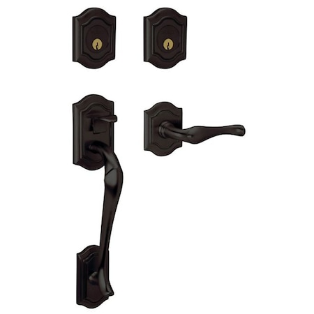 Baldwin Double Cylinder Handlesets Oil Rubbed Bronze 85327.102.RDBL
