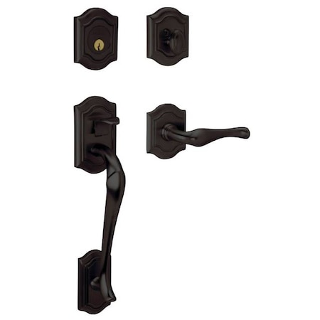 Baldwin Entry Handlesets Oil Rubbed Bronze 85327.102.RENT