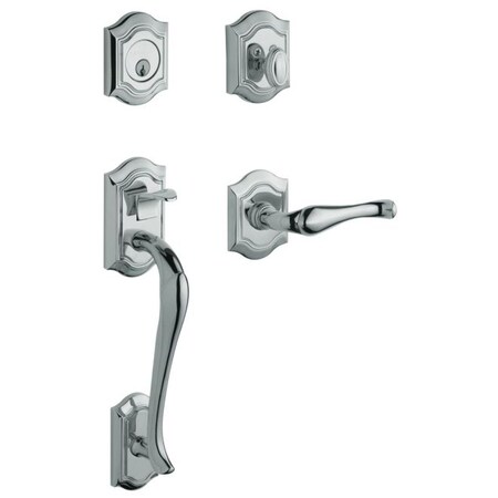Baldwin Full Dummy Handlesets Bright Chrome 85327.260.RFD