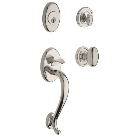 Baldwin Full Dummy Handlesets Lifetime Bright Nickel 85335.055.FD