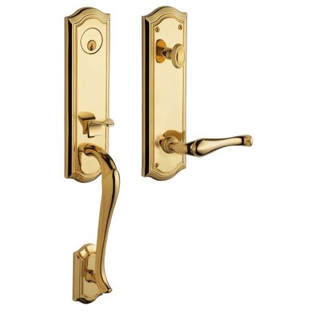 Baldwin Full Dummy Handlesets Lifetime Brass 85337.003.RFD