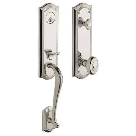 Baldwin Full Dummy Handlesets Lifetime Bright Nickel 85337.055.FD