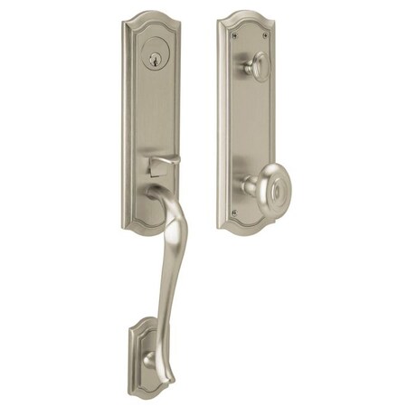 Baldwin Full Dummy Handlesets Lifetime Satin Nickel 85337.056.FD