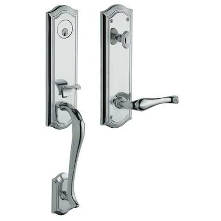 Baldwin Entry Handlesets Bright Chrome 85337.260.RENT