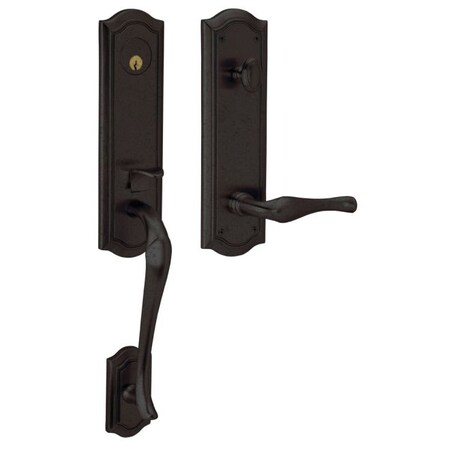 Baldwin Entry Handlesets Distressed Oil Rubbed Bronze 85337.402.RENT