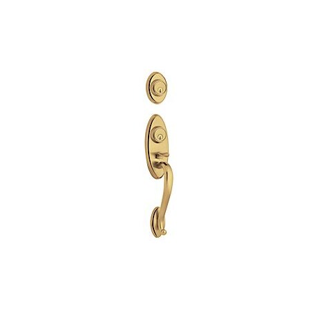 Baldwin Single Cylinder Handlesets Lifetime Brass by Lifetime Satin Nickel 85345.003X056.2ENT