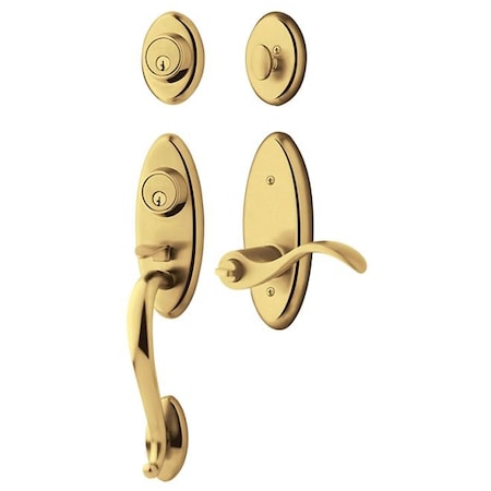 Baldwin Estate Unlacquered Brass Handlesets 85345.031.2DCL