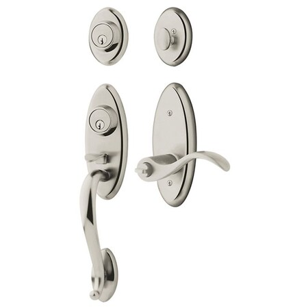 Baldwin Full Dummy Handlesets Lifetime Bright Nickel 85345.055.2RFD
