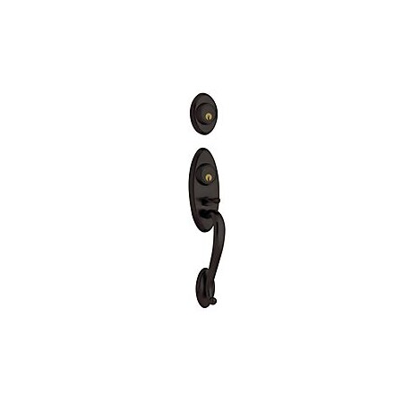 Baldwin Single Cylinder Handlesets Oil Rubbed Bronze by Lifetime Satin Nickel 85345.102X056.2ENT
