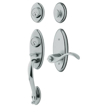 Baldwin Full Dummy Handlesets Bright Chrome 85345.260.2LFD