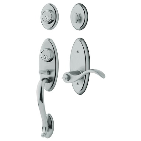 Baldwin Full Dummy Handlesets Bright Chrome 85345.260.2RFD