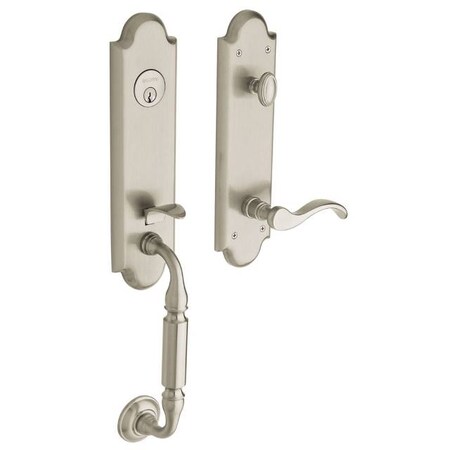Baldwin Full Dummy Handlesets Lifetime Satin Nickel 85350.056.RFD