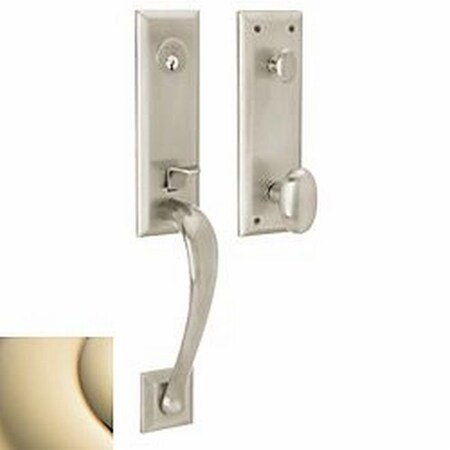Baldwin Full Dummy Handlesets Lifetime Brass 85352.003.FD