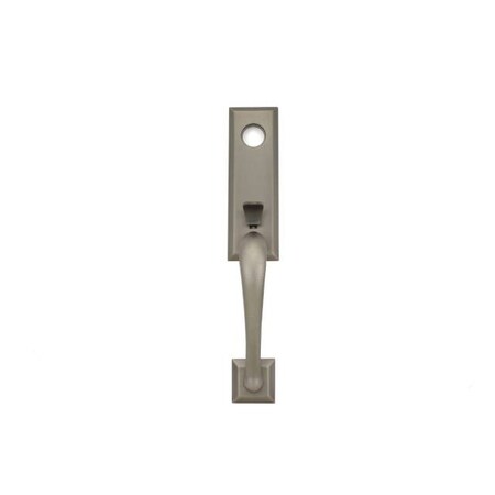 Baldwin Single Cylinder Handlesets Distressed Antique Nickel 85352.452.RENT