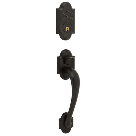 BALDWIN ESTATE Passage Handlesets Distressed Oil Rubbed Bronze 85353.402.ACRH