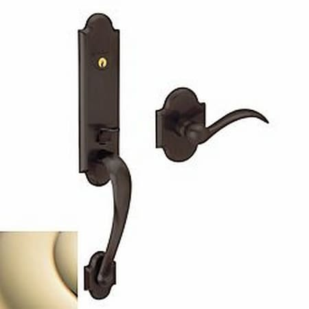 Baldwin Passage Handlesets Lifetime Brass 85354.003.ACLH