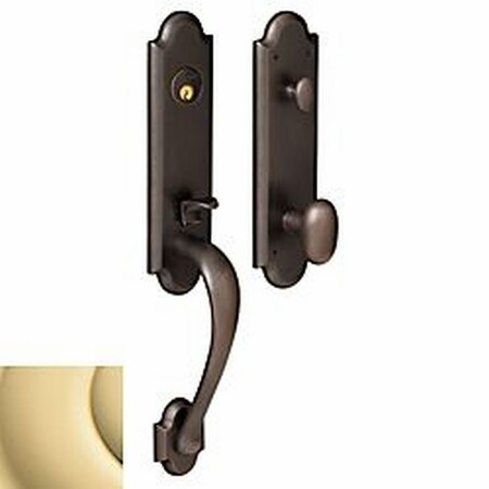 Baldwin Entry Handlesets Unlacquered Brass 85354.031.ENTR