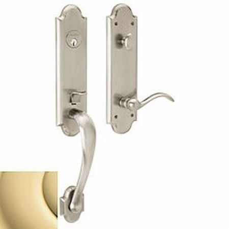 Baldwin Full Dummy Handlesets Unlacquered Brass 85354.031.RFD