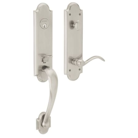 Baldwin Estate Lifetime Bright Nickel Handlesets 85354.055.RFD