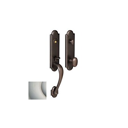 Baldwin Entry Handlesets Lifetime Satin Nickel 85354.056.ENTR