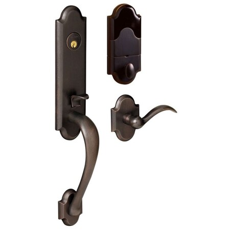 Baldwin Passage Handlesets Distressed Oil Rubbed Bronze 85354.402.ACRH